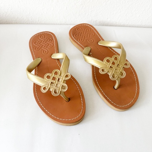 Diane Von Furstenberg DVF Gold Sandals - Picture 2 of 4